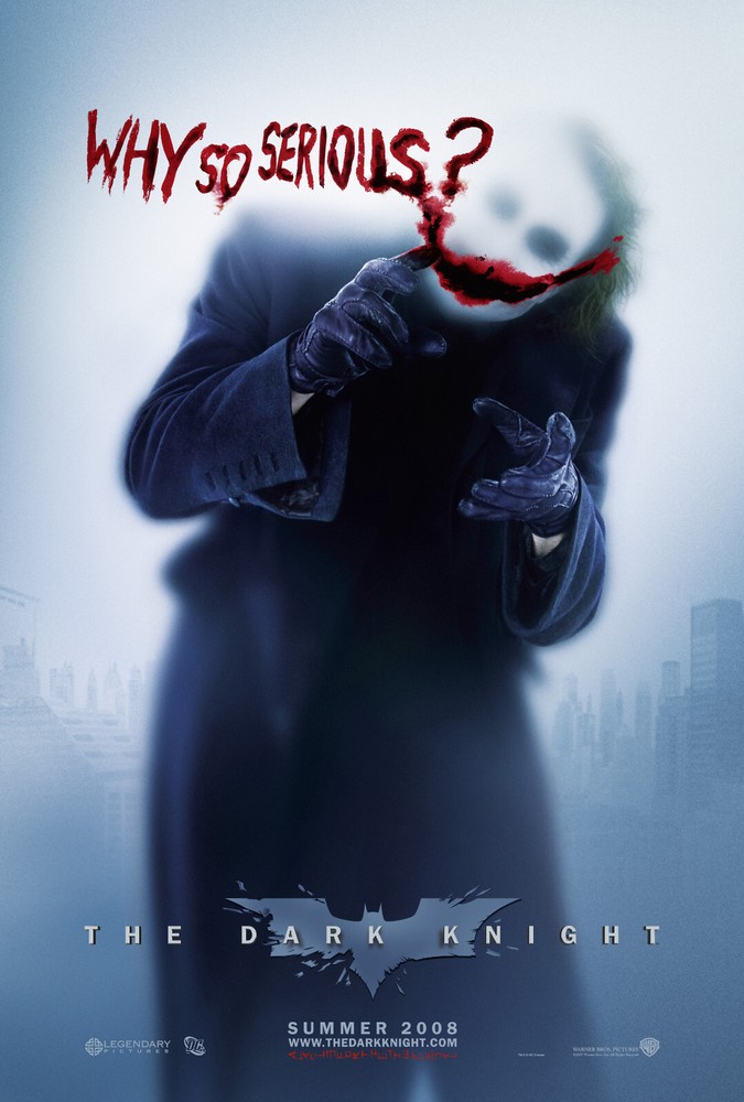 2008 Batman Dark Knight DC Comics Superhero Art Print Poster Wall Decor  