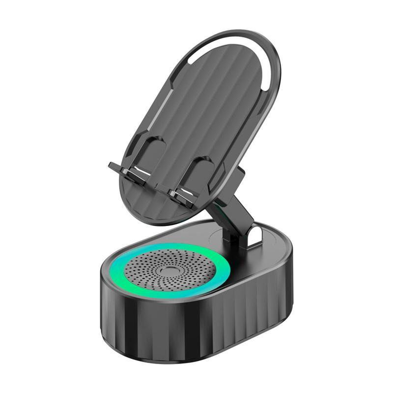 Cell Phone Stand with Wireless Bluetooth Speaker,Induction Speaker HD Surround S