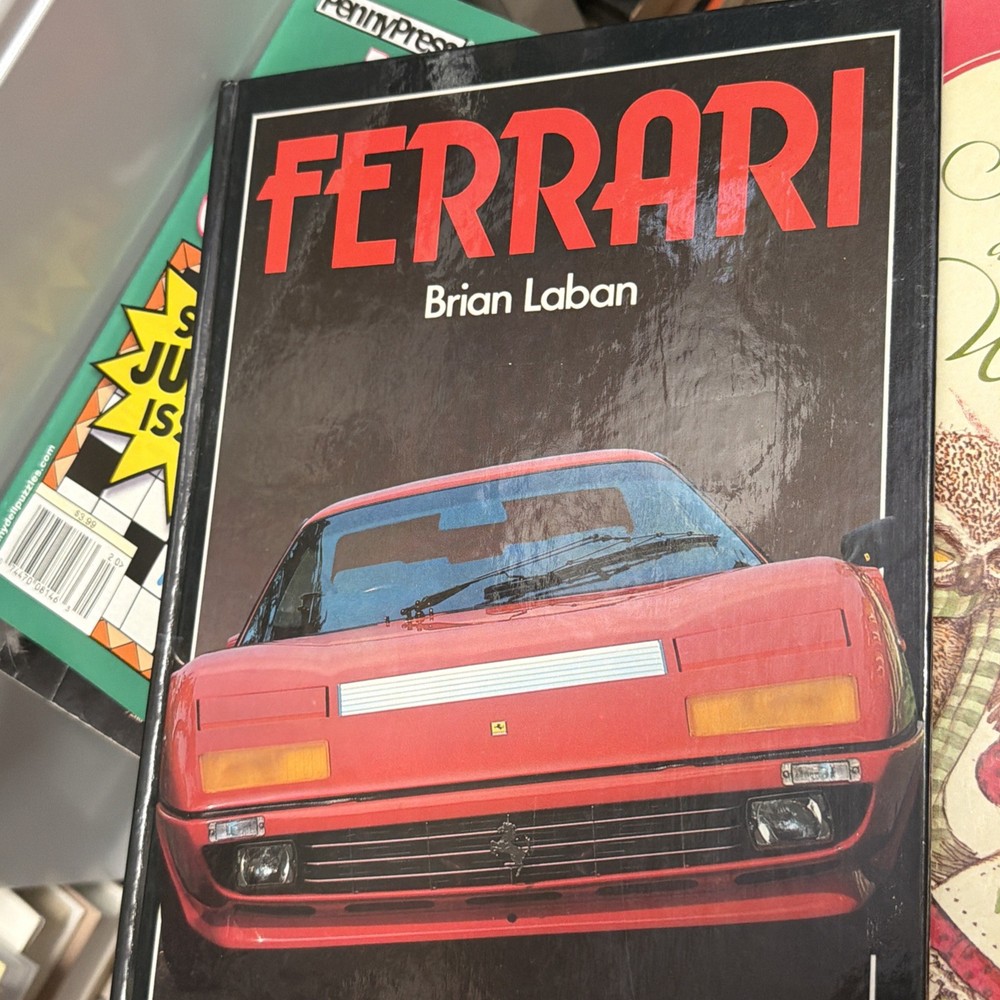 Ferrari Hardcover Book Brian Laban English Collector Car History Design