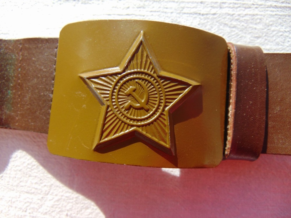 Soviet soldier's belt. Adjustable size. USSR Army.