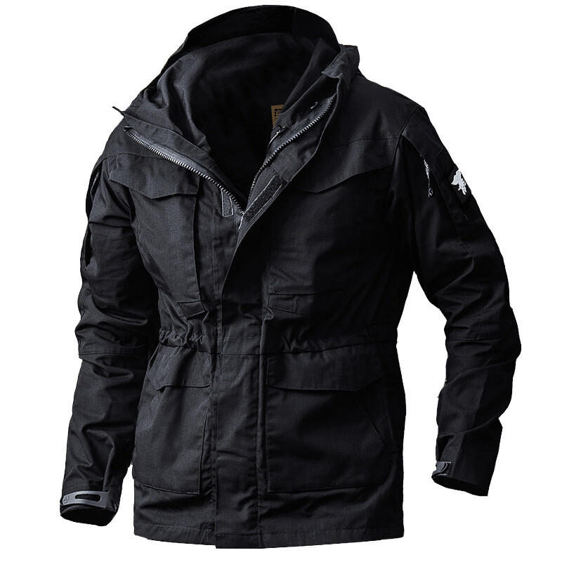 Windbreaker M65 Field Coat Men US Army Tactical Jacket Outdoor Waterproof Casual