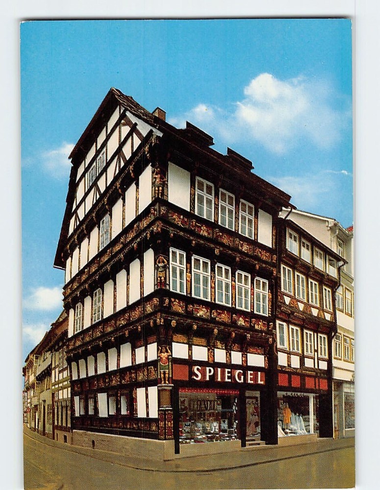 Postcard Renaissancehaus Marktstraße Einbeck Germany