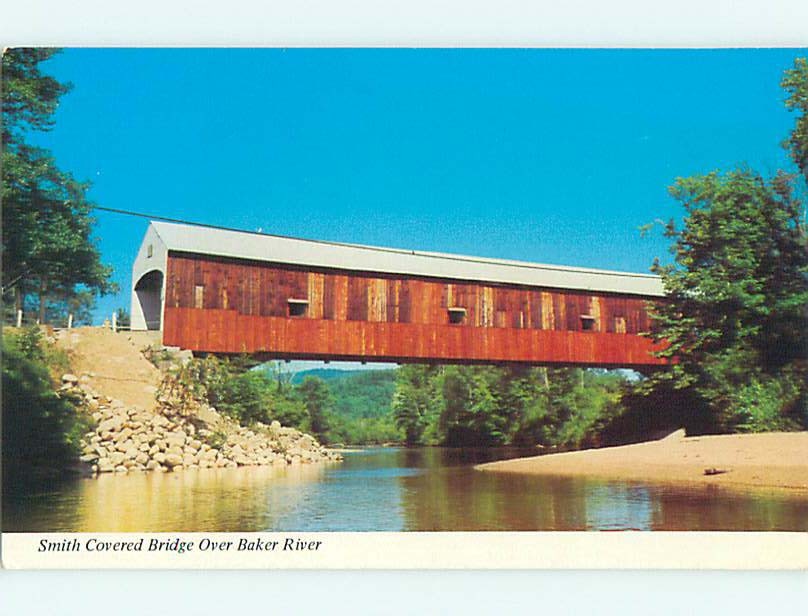 Unused Pre-1980 COVERED BRIDGE Plymouth New Hampshire NH : clearance t7688@