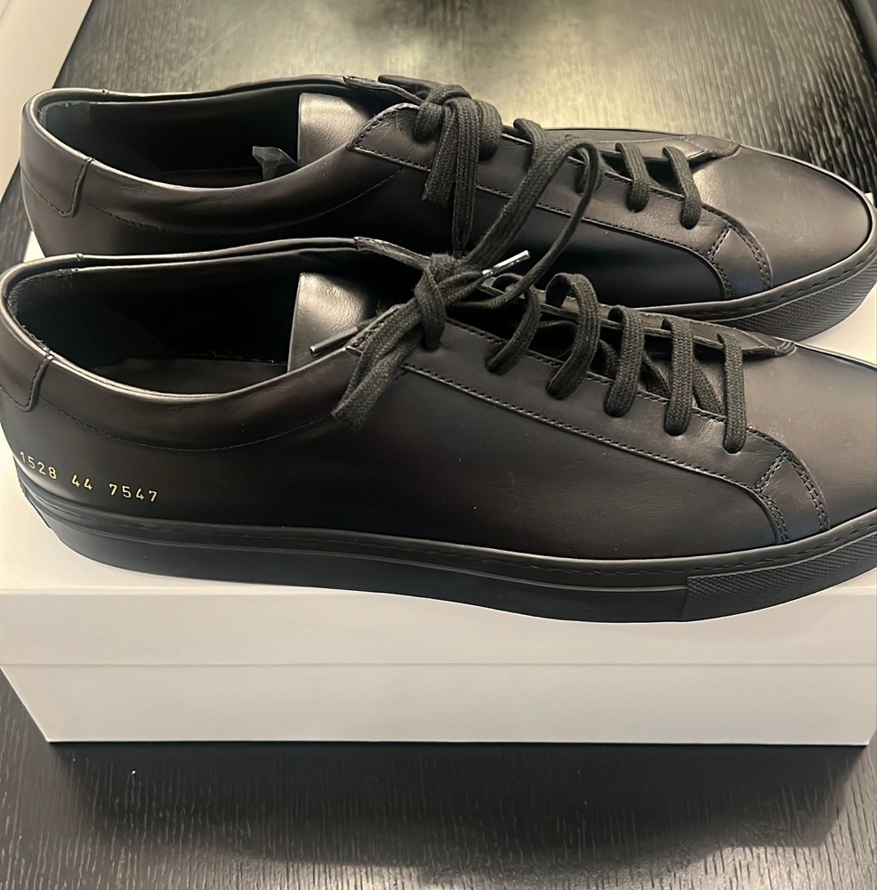 Black Common Projects Achilles Low Size 43 Retail $499-image