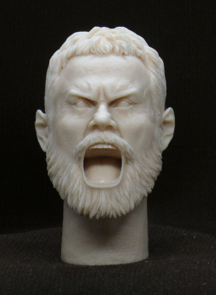 IMG_6224 CUSTOM RESIN UNPAINTED HEAD SCULPT Action figures 1/6 Scale