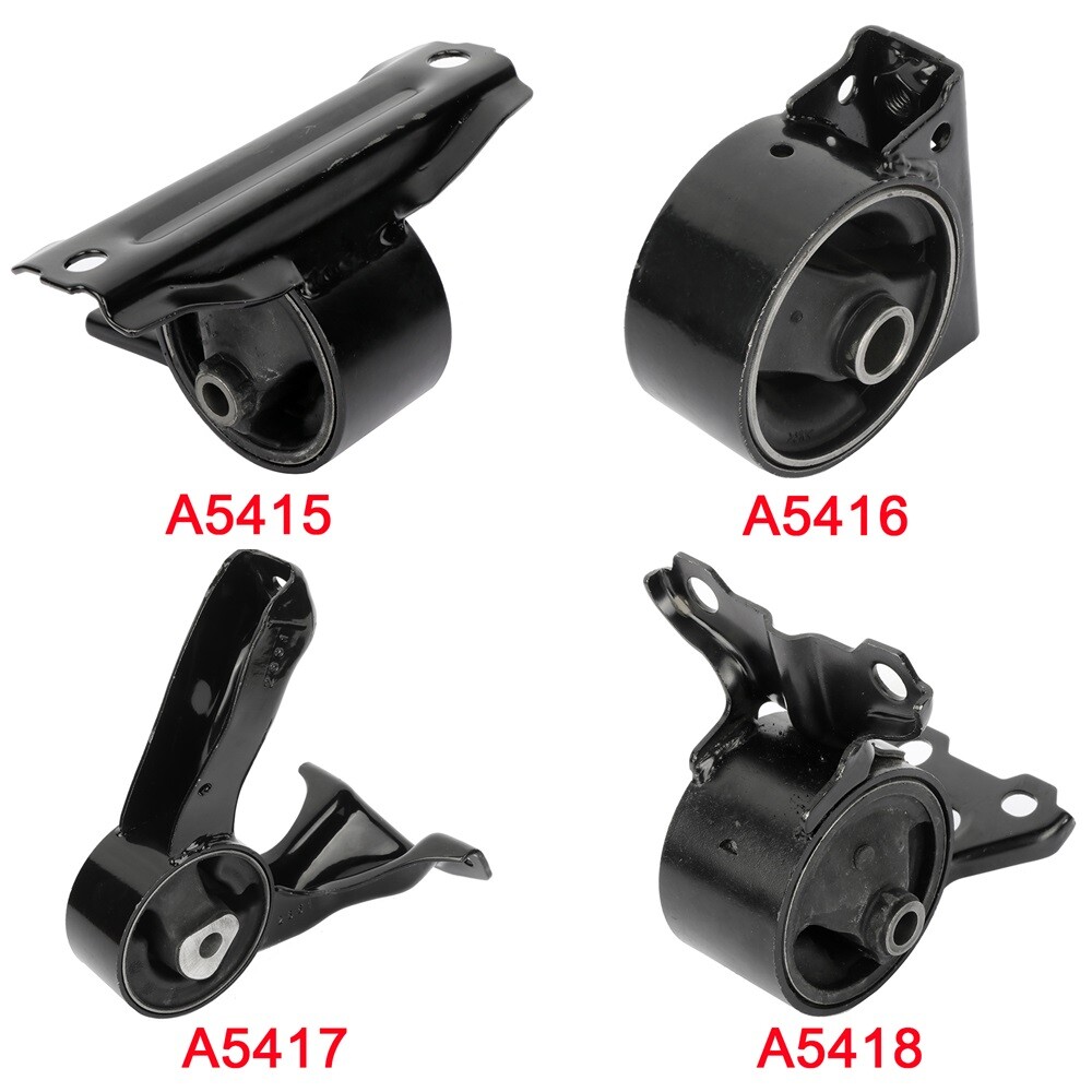 4pcs Motor & Transmission Mount Set for 2007-2012 Dodge Caliber 2.0L 2.4L A5417 A5418