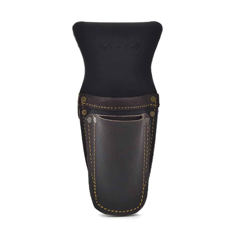 3-Pocket Full-Grain Leather Tool Pouch for Pliers & Multi-Tools