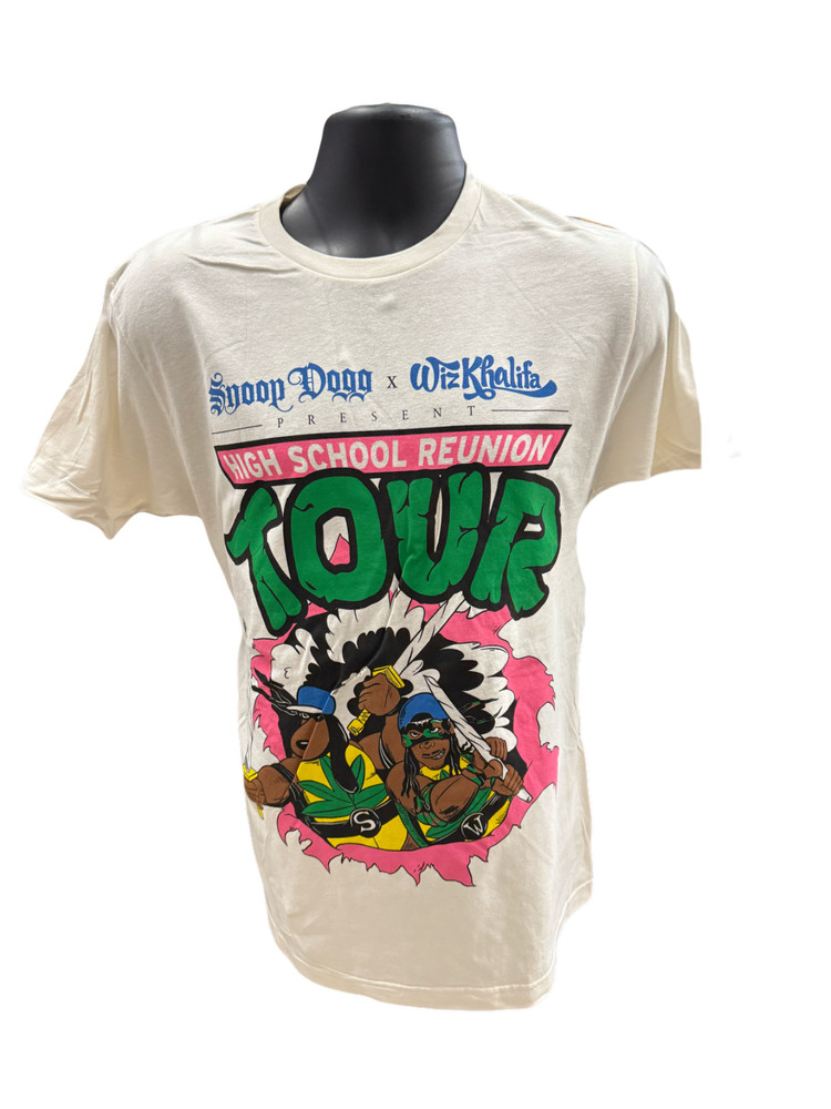 Snoop Dogg & Wiz Khalifa Official High School Reunion Tour T-Shirt