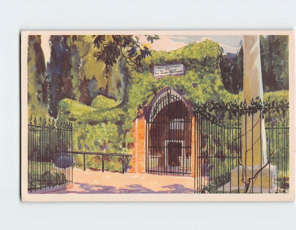 Postcard Tomb of Washington Mt. Vernon Virginia USA