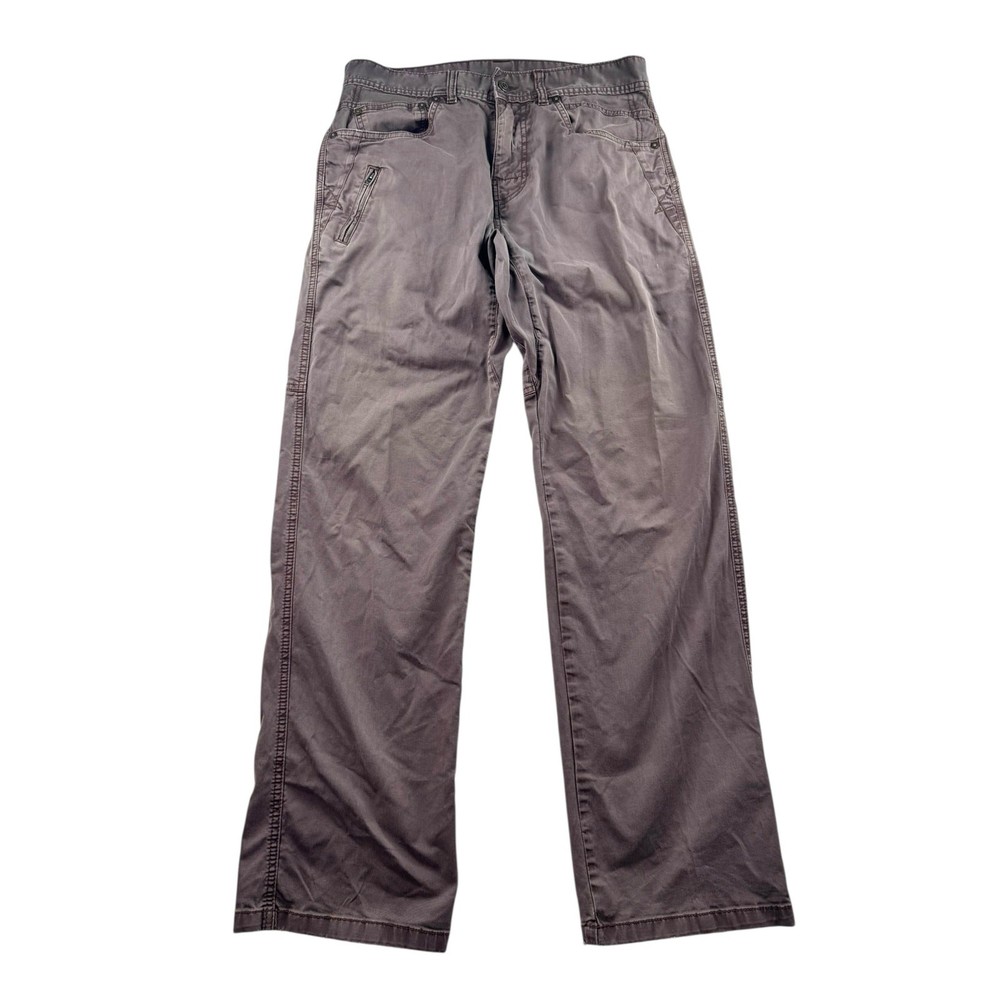 PrAna Bronson Straight Leg Pants Mens 30x30 Brown Canva Hiking Gorpcore