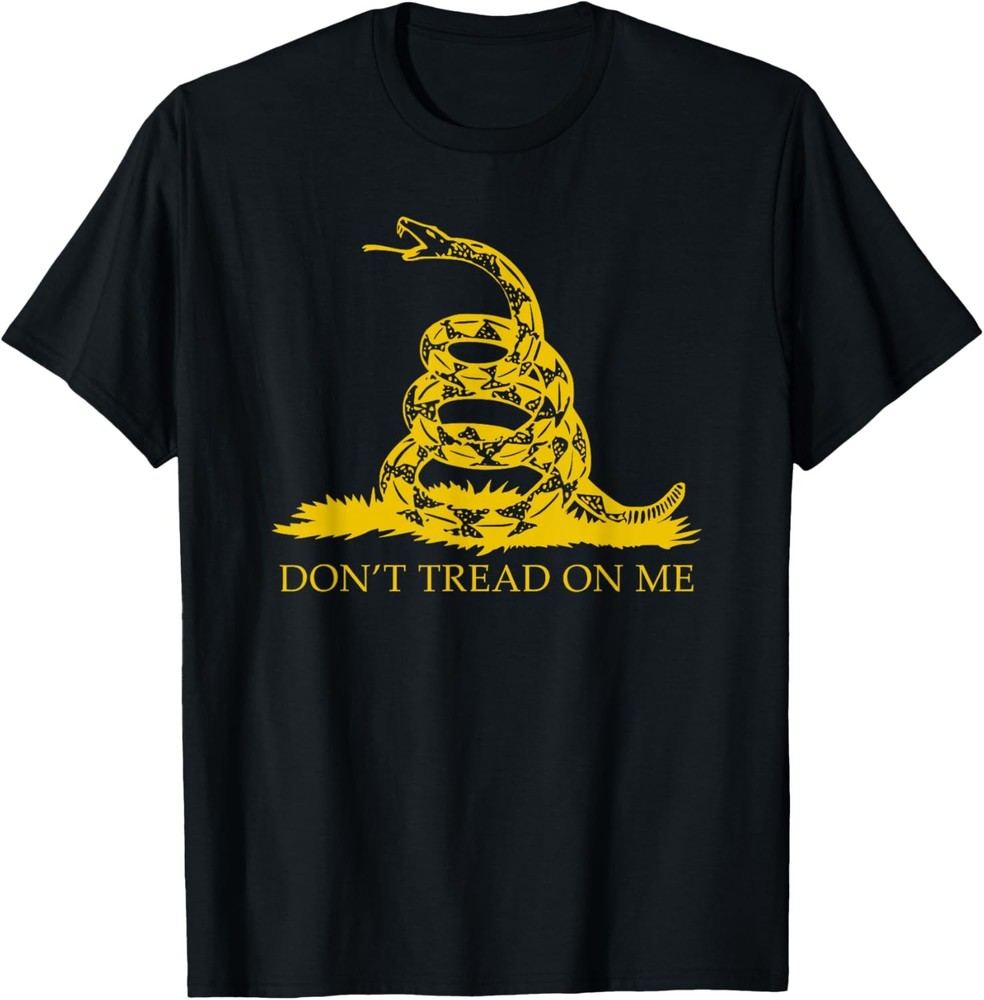 Don’t' Tread On Me Shirts For Men Gadsden Flag Snake T-Shirt
