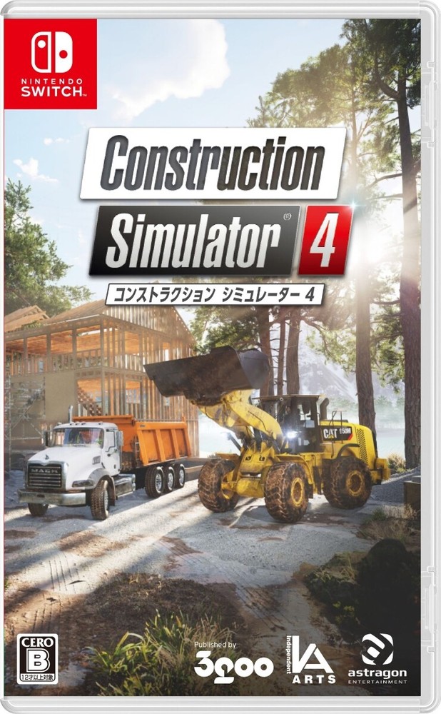 Unopened SW Construction Simulator 4 Nintendo Switch 3goo Sealed Simulation JP