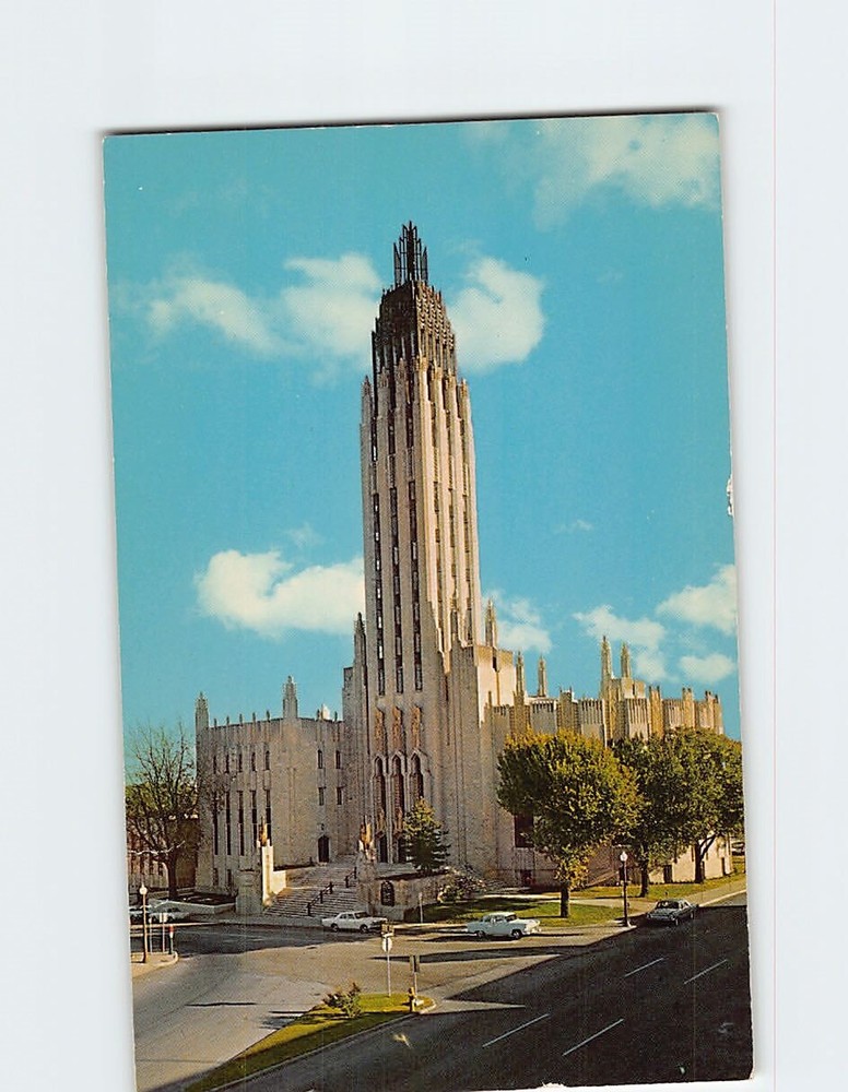 Postcard Boston Avenue Methodist Church Tulsa Oklahoma USA