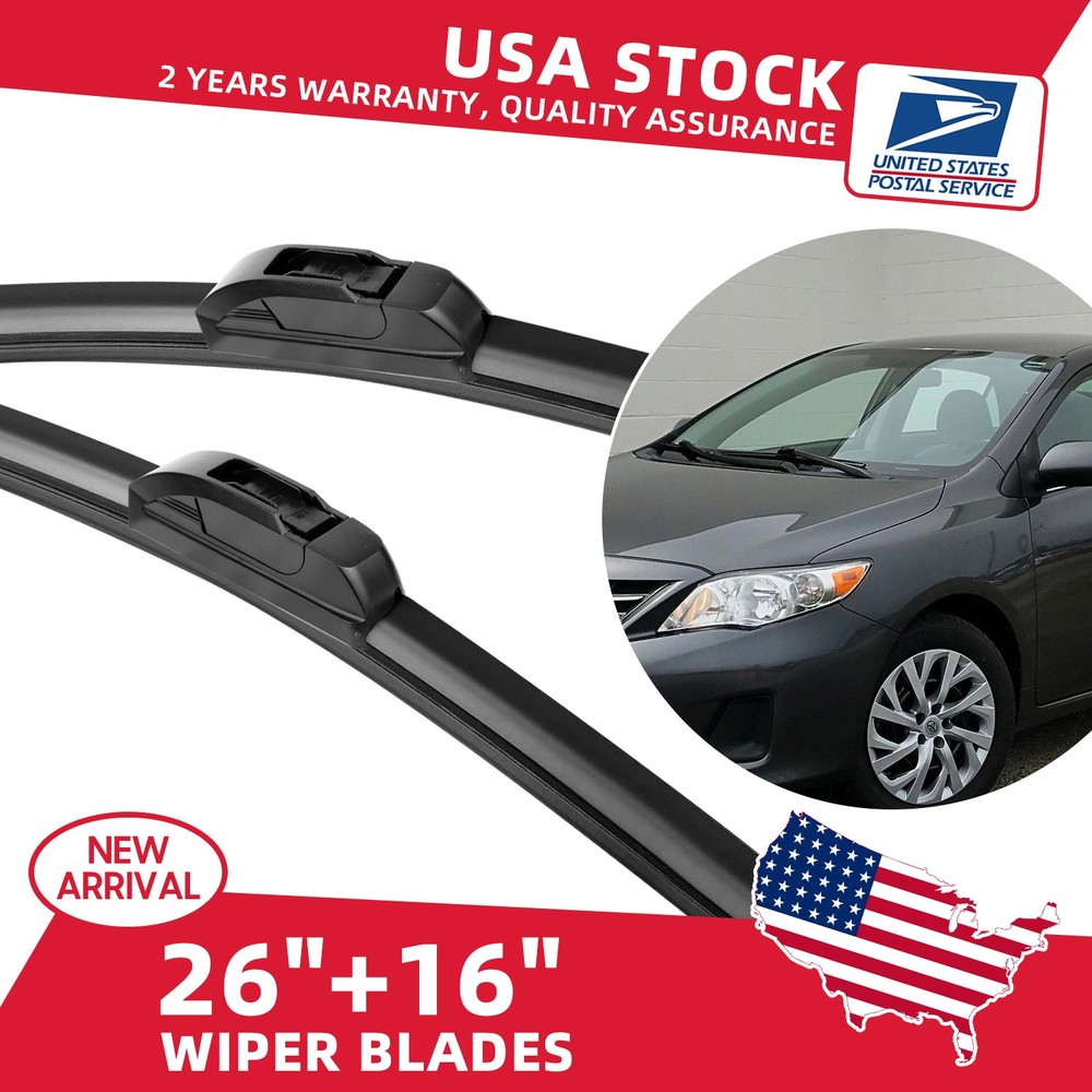 Front Windshield Wiper Blades For TOYOTA Corolla IM 17-18 Corolla 09-18 26