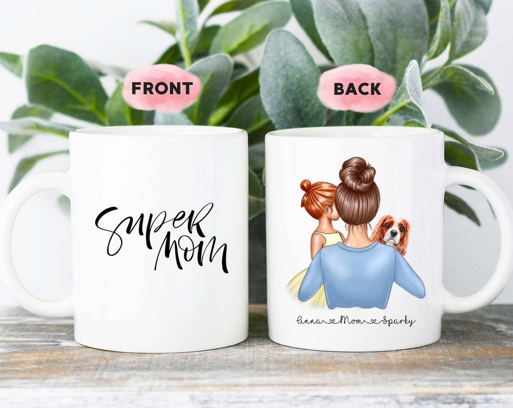 Custom Mom Gifts Mothers Day Mug Mother And Children Mug Mom And Baby Mom And