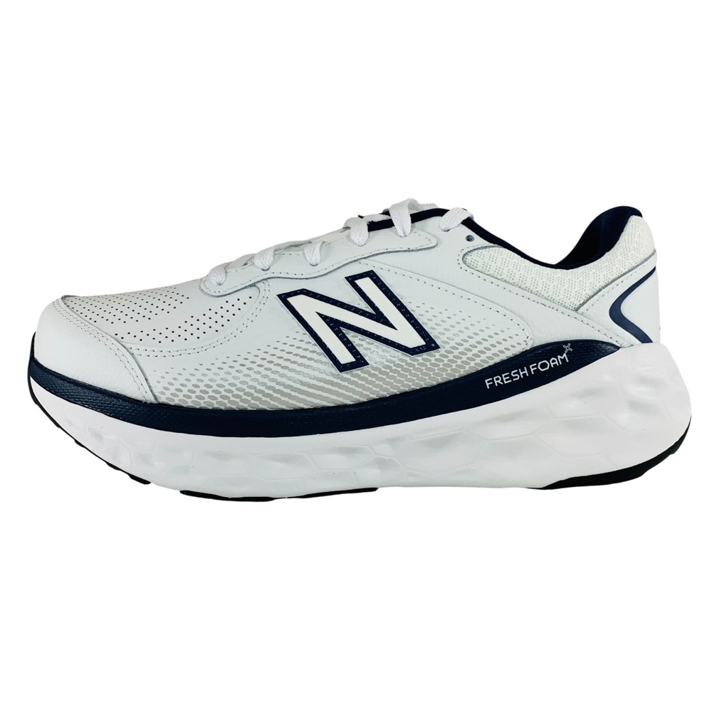 New Balance Fresh Foam X 840F White Team Navy Men's Running Shoes MW840FW1