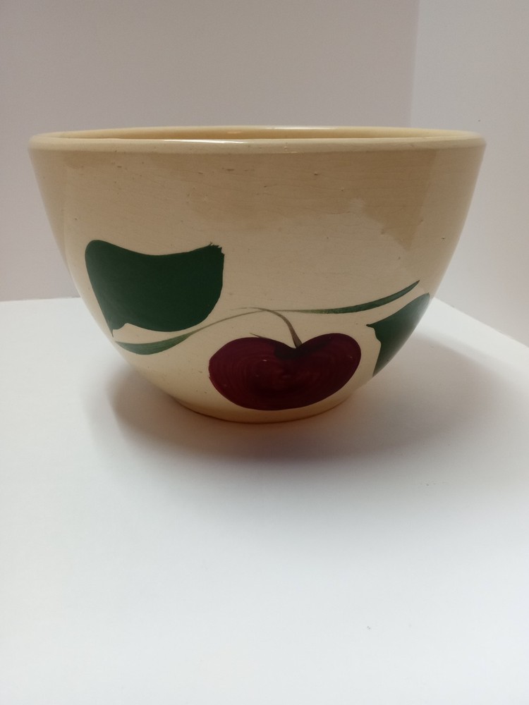 Vintage Watt Pottery Apple #64 Deep Mixing Bowl