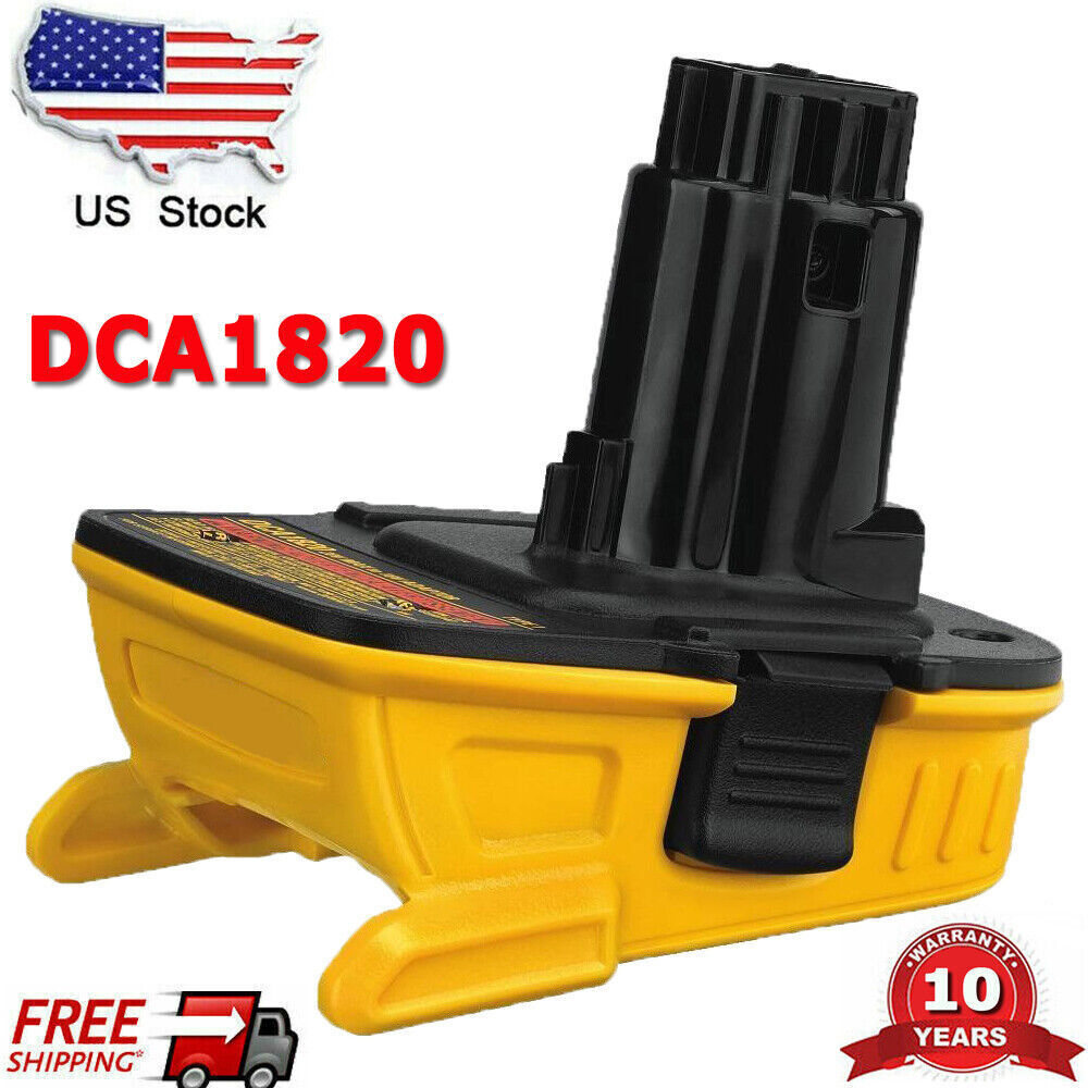 For DEWALT DCA1820 20V Battery Adapter Converter 18V to 20V Max Li-Ion Tools US