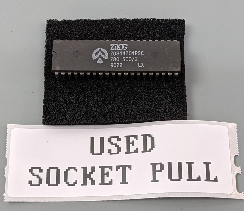 (2) Zilog SIO/2 for Z80 ~ Z0844204PSC ICs