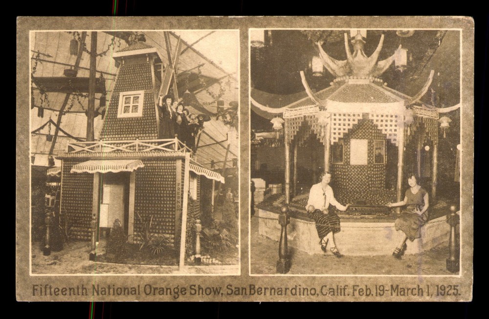 Fifteenth National Orange Show San Bernardino CA California 1925 UNP Postcard