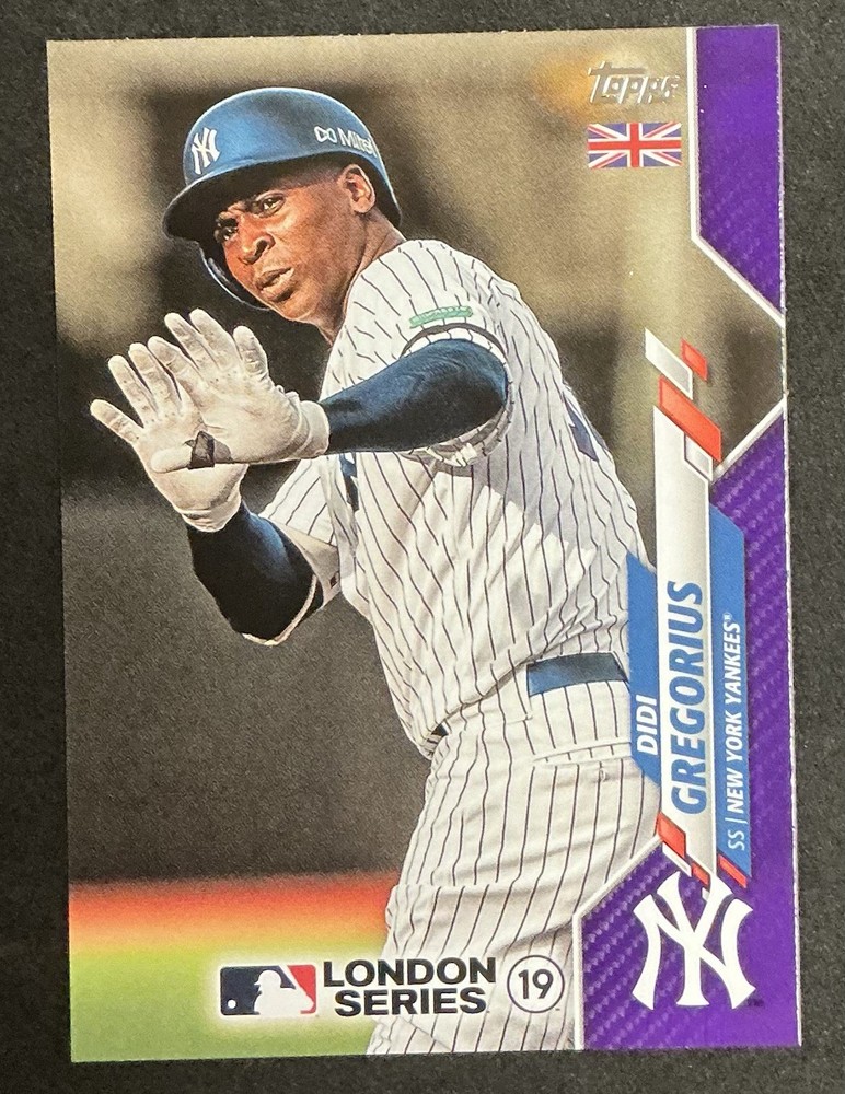 2020 Topps UK Purple Didi Gregorius #158 Limited to 50
