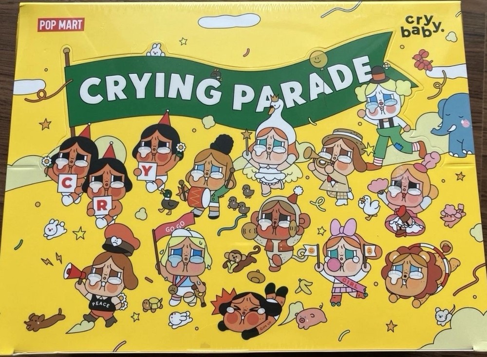 Pop Mart Crybaby Crying Parade Sealed Case of 12 Collectible Blind Box
