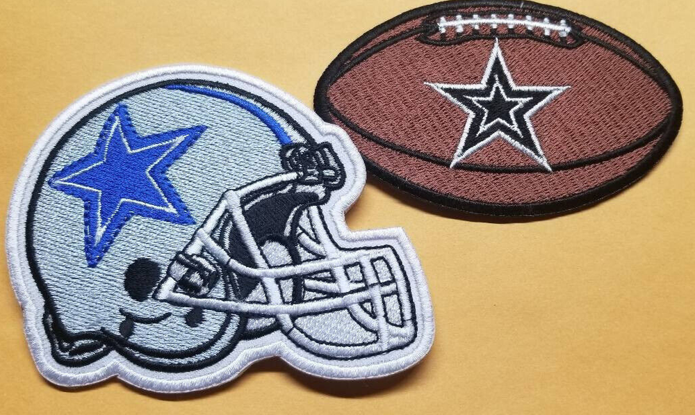 Dallas Cowboys Embroidered 2 piece Patch lot