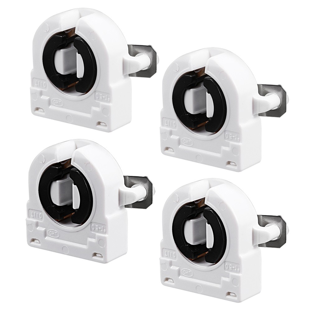 4Pcs Fluorescent Light Holder T8 Lamp G13 Base Non-Shunted Socket 2A AC 500V New