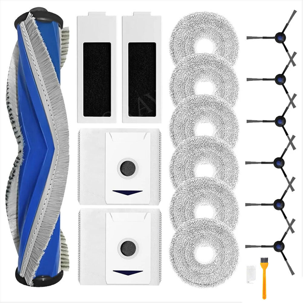 Brush Filter Roller Mop Replacement For ECOVACS T30 Combo Robot Vacuum Cleaner