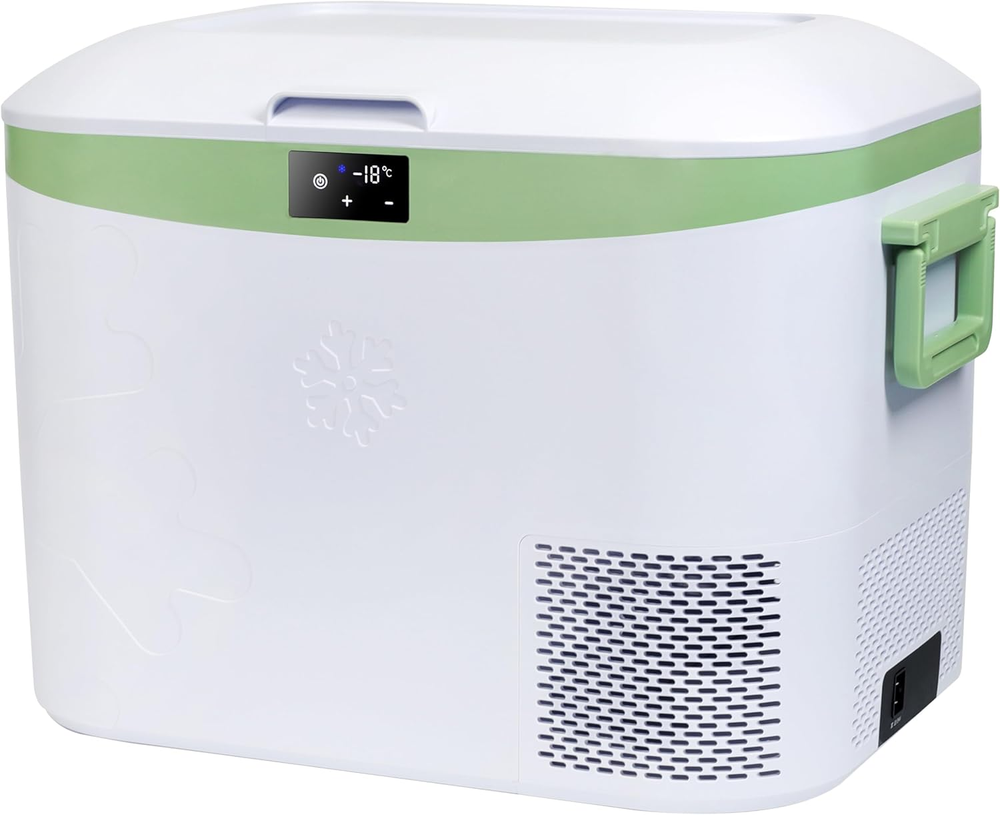 Car Fridge Portable 12V Refrigerator 19 Quart (18 Liter) 12 Volt Freezer Compres