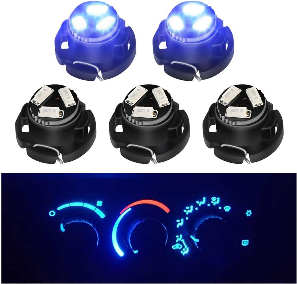 LED Lights Bulbs Kit for AC Climate Heater Control Compatible with 2003-2008 Do-