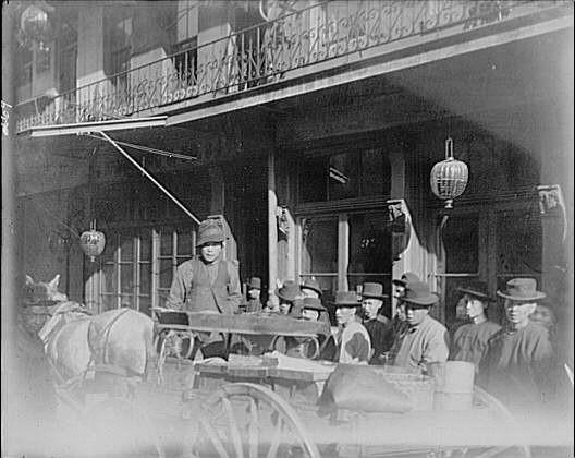 Photo:San Francisco Chinatown Bob Lim and Brother 1900s Horse Cart