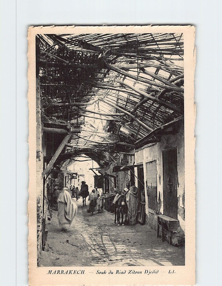 Postcard Souk du Riad Zitoun Marrakesh Morocco