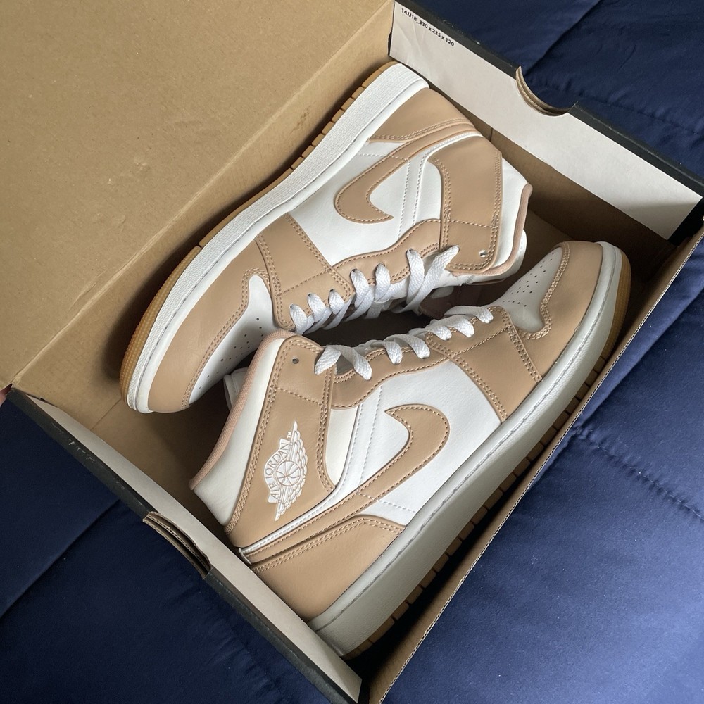 Size 10.5 Men’s - Air Jordan 1 Mid Tan Gum