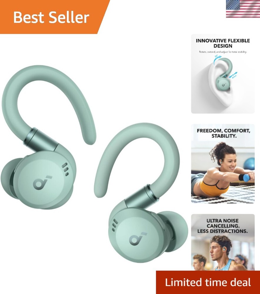 Sport X20 by , True-Wireless Workout Earbuds, Rotatable and Extendable Ear Ho...