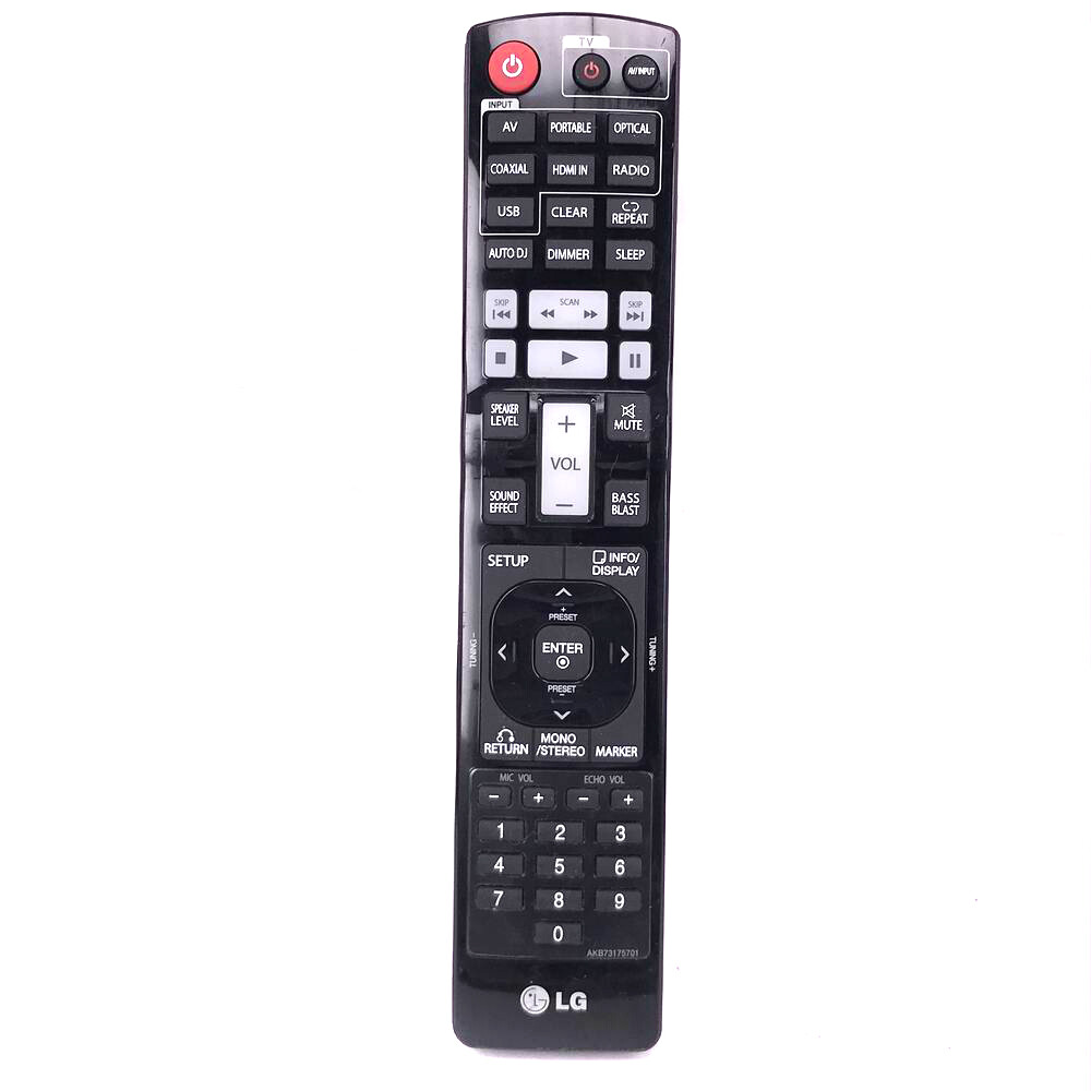 Original AKB73175701 Remote for LG AV Home Theatre System  
