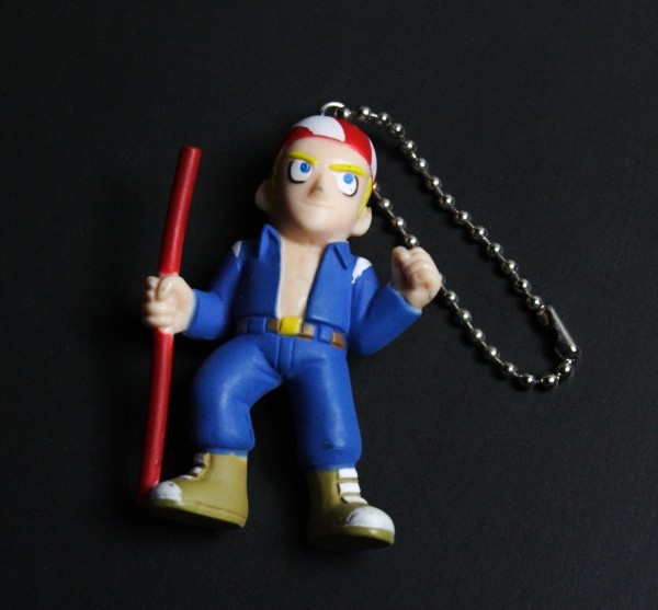 KOF King of Fighters Billy Kane figure keychain japan geme vintage anime japan