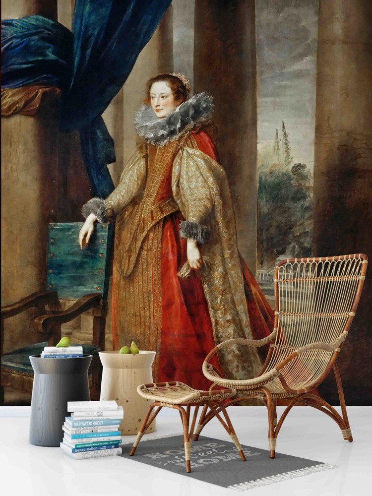3D Portrait of a Woman Oil Painting Wall Murals Wallpaper Murals Wall Sticker
