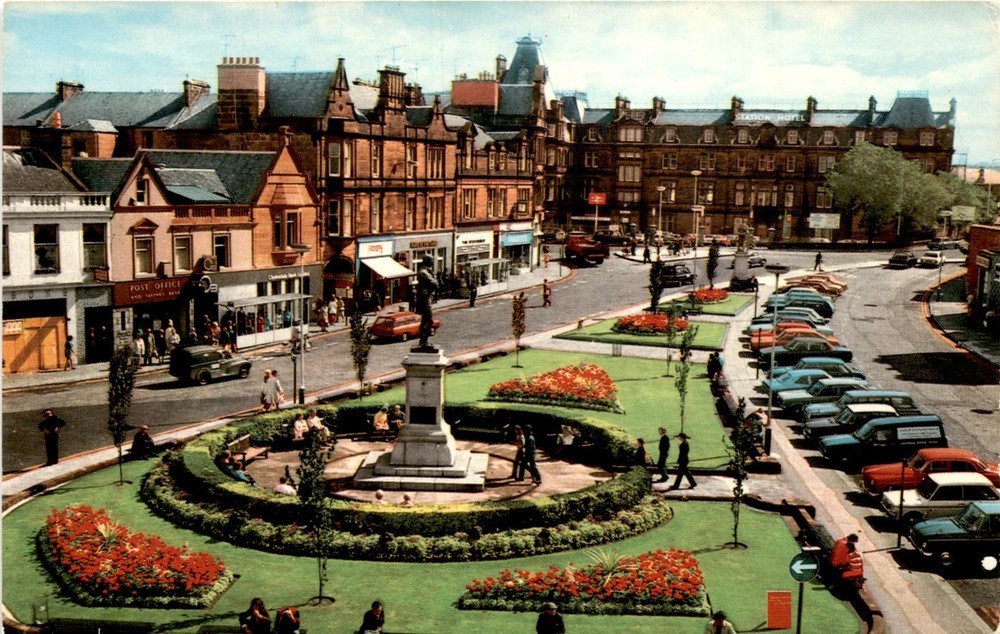 Photo Precision Limited, St. Ives, Huntingdon, BURNS SQUARE, AYR, Postcard
