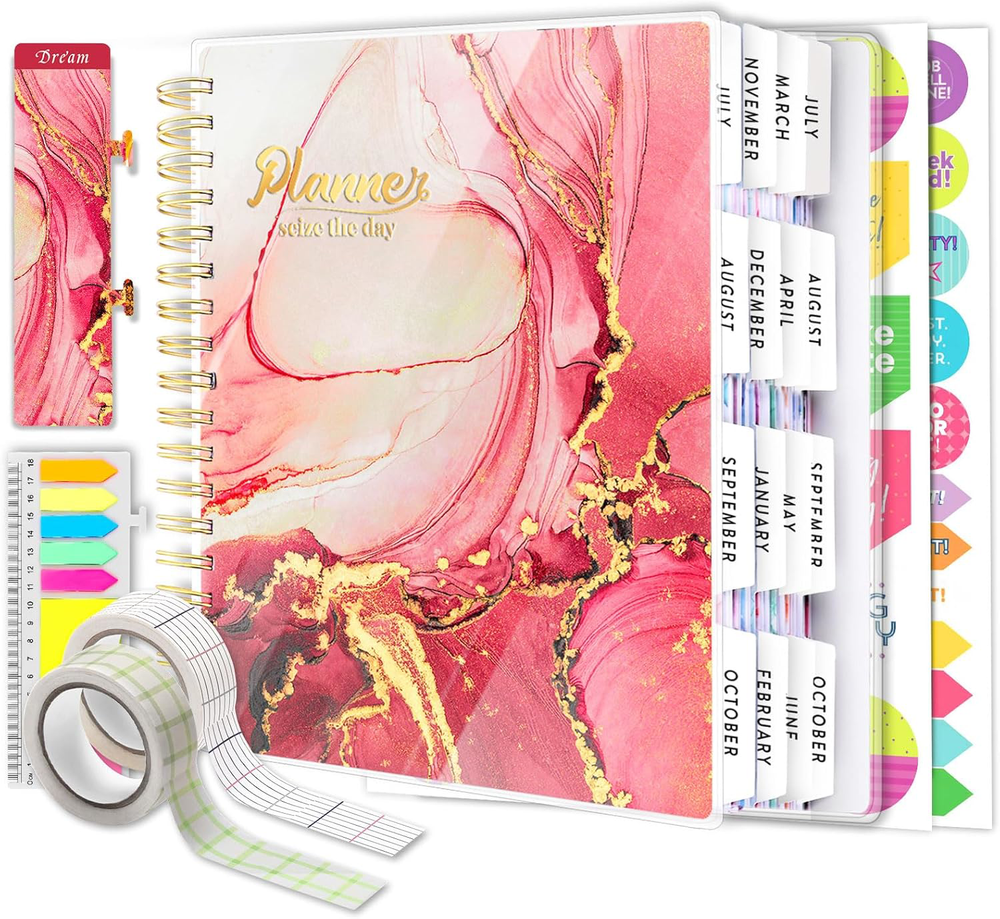 Arundhati 18-Month Academic Planner 2024-2025 Daily Weekly Monthly Agenda