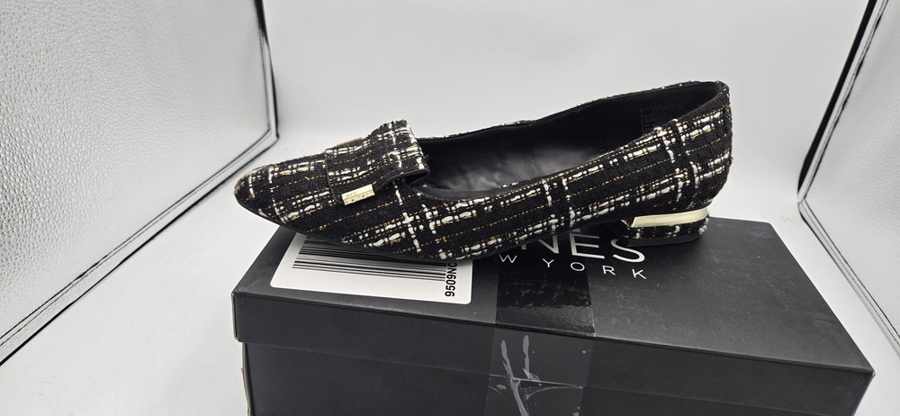 Jones New York JNY-Quesheen Shoes Womens Size 9.5M Black Multi Loafer Flats