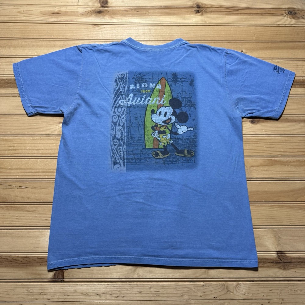 Vintage Y2K Crazy Shirts Aloha Mickey Mouse Ocean Graphic Shirt Size Medium