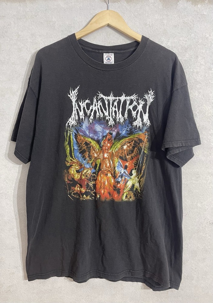 Vintage Incantation 1998 Tour Shirt Death Metal Size XL
