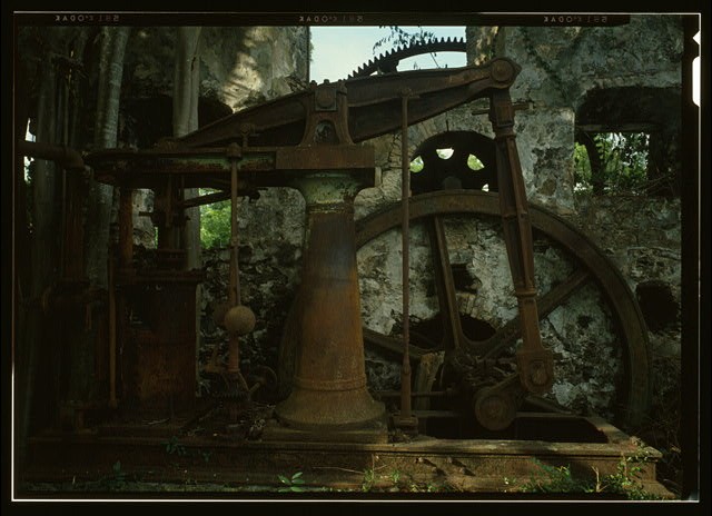 Photo:St Croix Virgin Islands Estate Annaly Sugar Mill Engine 1900s