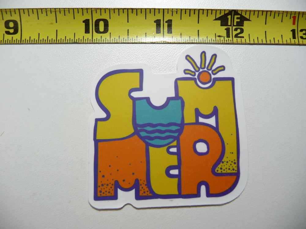 Summer Hiking Camping Nature Decal Sticker for Outdoor Enthusiasts