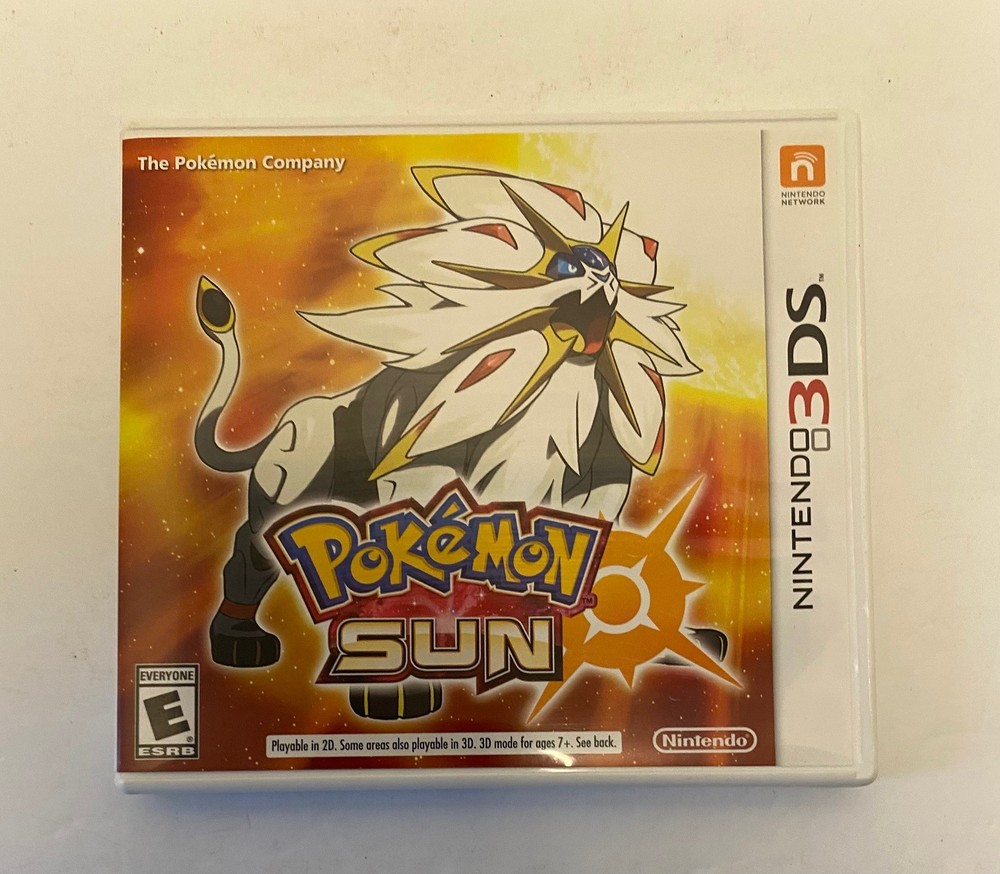 Pokemon Sun Nintendo 3DS 2016 Authentic CIB Tested