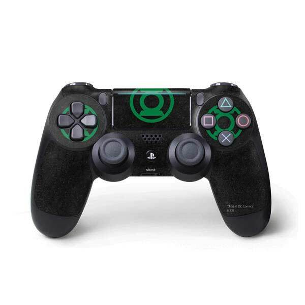 DC Comics Green Lantern PS4 Pro/Slim Controller Skin - Green Lantern Logo Black