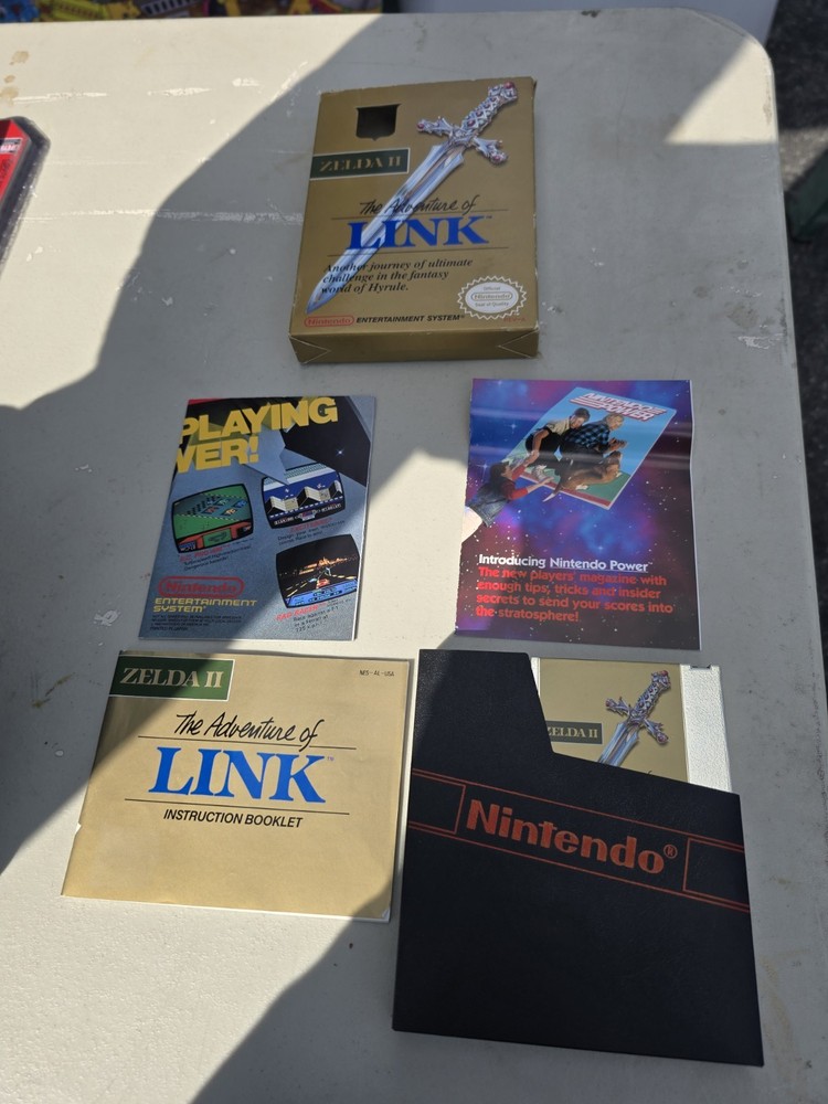 Zelda II: The Adventure of Link Nintendo NES Classic Series CIB Complete See Pic