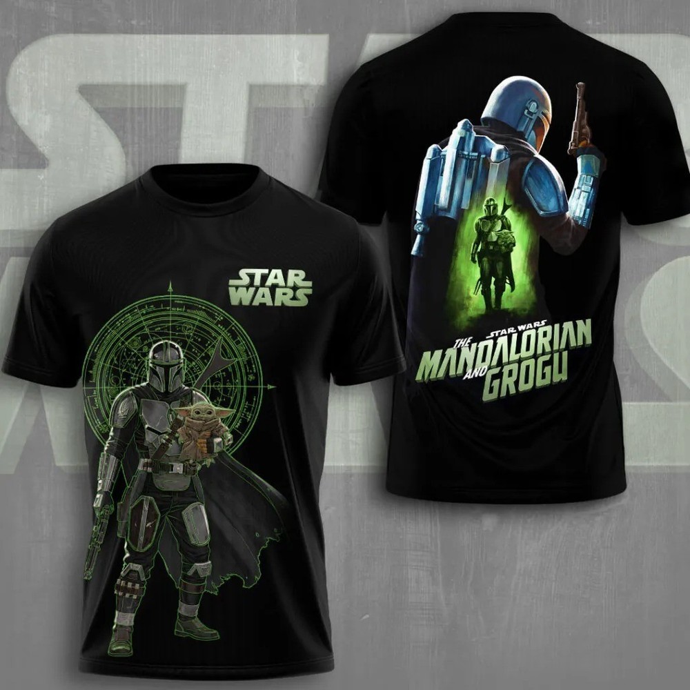 Star Wars x The Mandalorian and Grogu 3D T-Shirt Unisex S-5XL