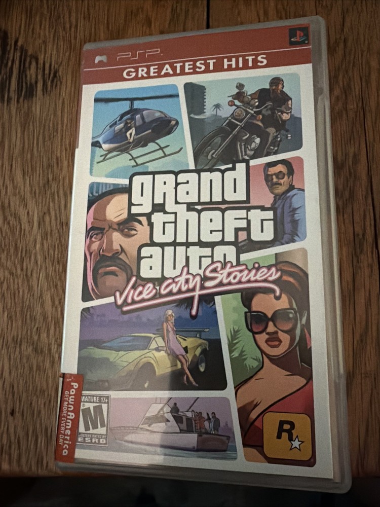 Grand Theft Auto GTA Vice City Stories PSP PlayStation Portable Game W/ Insert